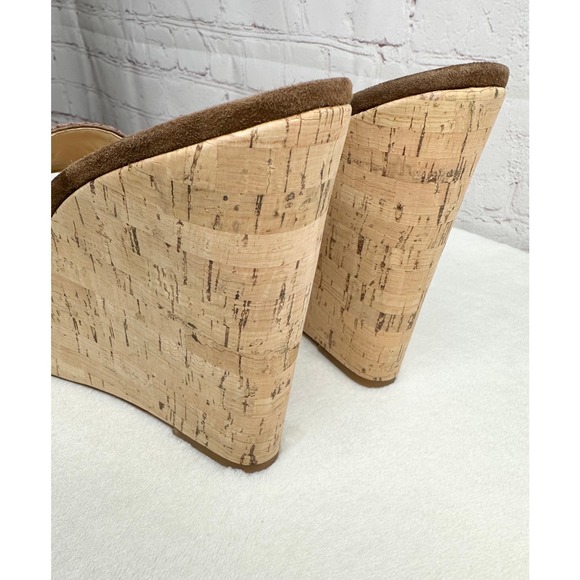 NEW Veronica Beard Dali Multi Woven Cork Wedge Sandals Womens 10.5M Box Dust Bag - Picture 7 of 12